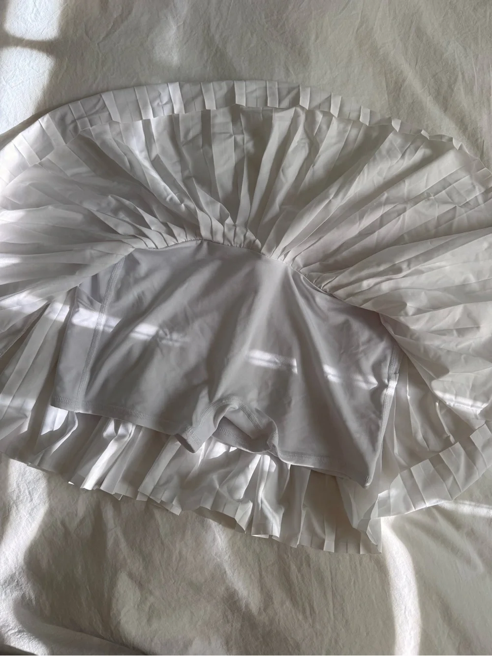 Alo GRAND SLAM TENNIS SKIRT Small White